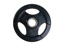 Диск обрезиненный d51мм DFC WP015-51-5 5кг, с хватом, чёрный