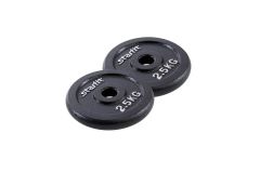 Диск чугунный 2,5 кг Star Fit d26 мм BB-204 черный, 2 шт