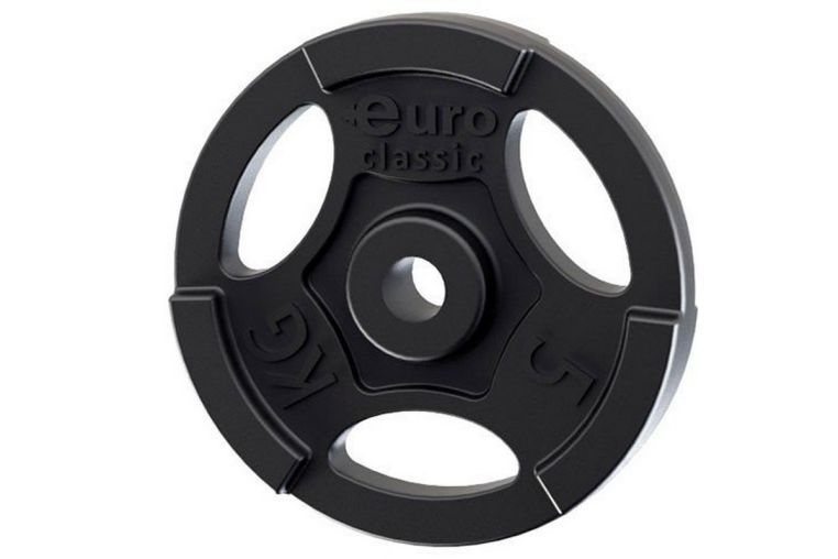 Диск чугунный 5 кг Euro Classic ES-0245, окрашенный d-26 