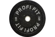 Диск для штанги Profi-Fit Hi-Temp с цветными вкраплениями, d-51 5кг