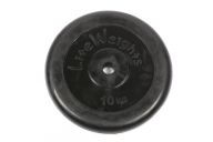 Диск обрезиненный Lite Weights 2477LW 26мм 10кг, черный