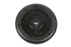 Диск обрезиненный Lite Weights 2477LW 26мм 10кг, черный