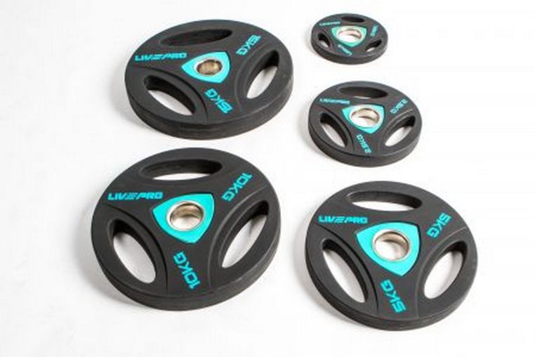 Олимпийский диск в уретане 10 кг Live Pro Urethane Training LP8020-10\10-00-00 фото 2
