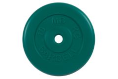 Диск обрезиненный d26мм MB Barbell MB-PltC26-10 10 кг зеленый