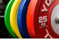 Диск 10кг каучуковый соревновательный YouSteel зеленый фото 2