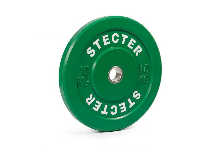Диск тренировочный Stecter D50 мм 10 кг (зеленый) 2192 фото 1