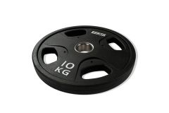 Диск олимпийский обрезиненный 10 кг Bronze Gym BG-PA-PL-P100 черный