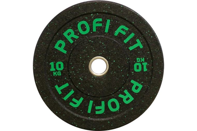 Диск для штанги Profi-Fit Hi-Temp с цветными вкраплениями, d-51 10кг 