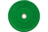 Диск для штанги Profi-Fit каучуковый, цветной, d-51 10кг