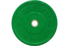 Диск для штанги Profi-Fit каучуковый, цветной, d-51 10кг