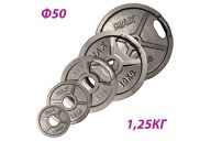 Блин крашеный Sportex Max d51 мм, 1,25 кг GBS14116 хамертон