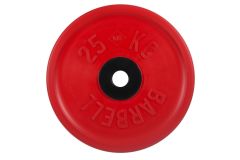 Диск олимпийский d51мм евро-классик MB Barbell MB-PltCE-25 25 кг красный