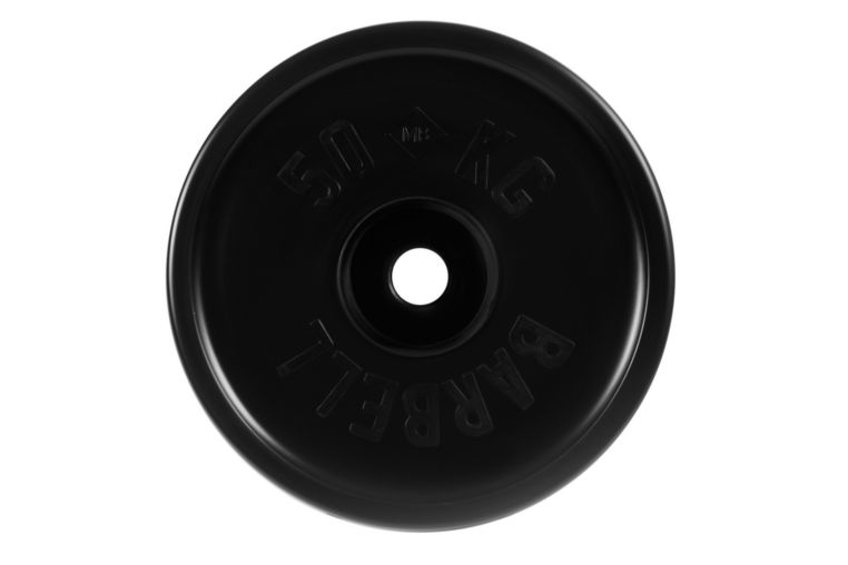 Диск олимпийский d51мм евро-классик MB Barbell MB-PltBE-50 50 кг черный 