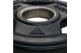 Диск обрезиненный d51мм DFC WP015-51-20 20кг, с хватом, чёрный фото 1