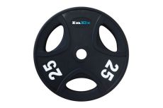 Диск обрезиненный Inex GMAX с 3 отверстиями, 25 кг GRP-N-25KG плоская наклейка