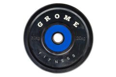 Диск обрезиненный Grome Fitness WP-080 20кг