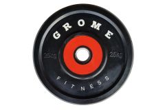 Диск обрезиненный Grome Fitness WP-080 25кг