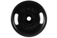 Диск олимпийский d51мм евро-классик с ручками MB Barbell MB-PltBS-15 15 кг черный
