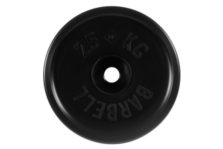 Диск олимпийский d51мм евро-классик MB Barbell MB-PltBE-25 25 кг черный 