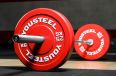 Диск 25кг, каучуковый, тренировочный, красный YouSteel фото 1