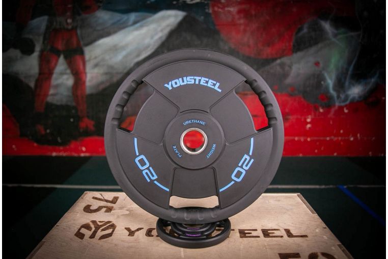 Диск TPU 20 kg YouSteel 3 Handle TPU weight plate, OK2035A-20 