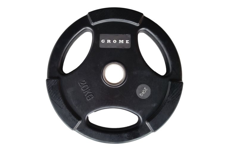 Диск олимпийский обрезиненный D 51 20 кг Grome Fitness WP074 черный 