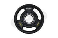 Диск олимпийский Oxide Fitness OWP02 D50мм полиуретановый, с 3-мя хватами, черный 1,25кг.