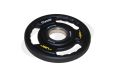 Диск олимпийский Oxide Fitness OWP02 D50мм полиуретановый, с 3-мя хватами, черный 1,25кг. фото 4