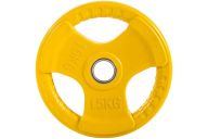 Диск обрезиненный ZSO цветной 3 Handle D-51, 15кг