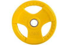 Диск обрезиненный ZSO цветной 3 Handle D-51, 15кг