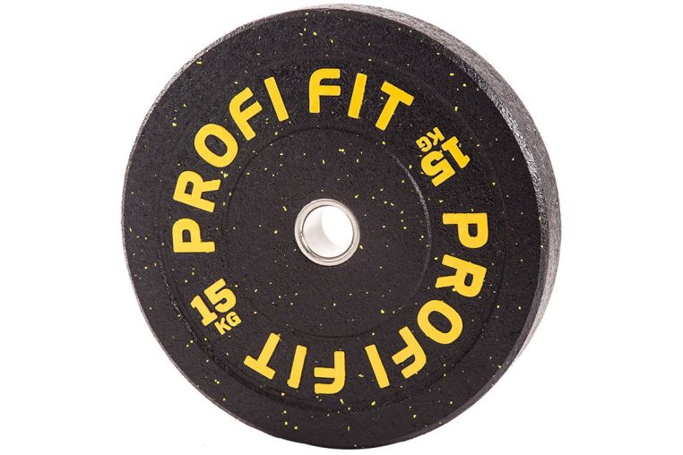 Диск для штанги Profi-Fit Hi-Temp с цветными вкраплениями, d-51 15кг фото 3
