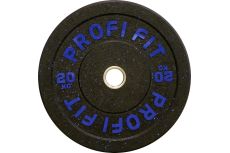 Диск для штанги Profi-Fit Hi-Temp с цветными вкраплениями, d-51 20кг