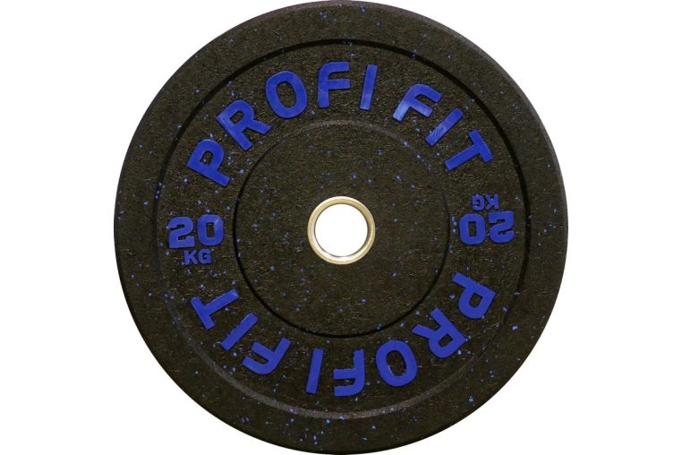 Диск для штанги Profi-Fit Hi-Temp с цветными вкраплениями, d-51 20кг 
