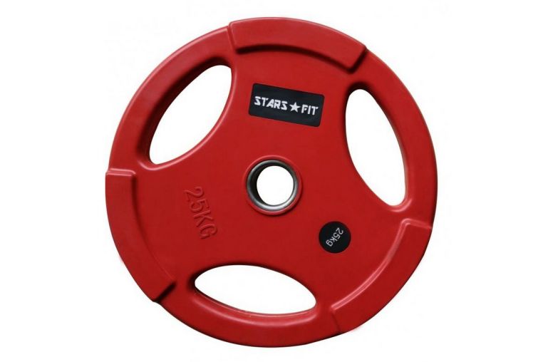 Диск олимпийский 25 кг Grome Fitness WP074C цветной 