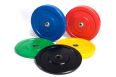 Диск для штанги Profi-Fit каучуковый, цветной, d-51 20кг фото 5