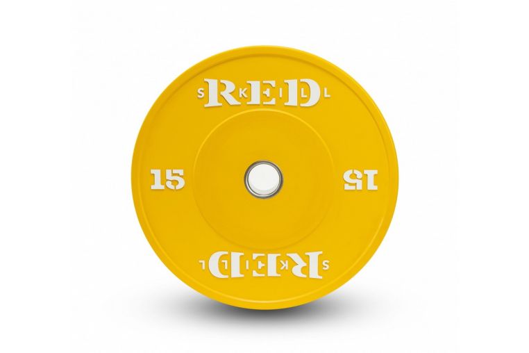 Диск бамперный RED Skill D50мм цветной 15 кг 