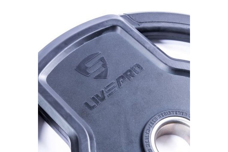 Обрезиненный диск 15 кг Live Pro Premium Rubber LP8330-15 фото 3