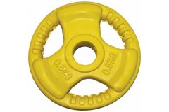 Диск обрезиненный ZSO цветной 3 Handle D-26 0,5кг