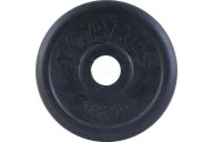 Диск обрезиненный Torres PL50681, D25 мм 1,25 кг, черный