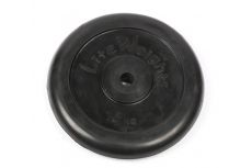 Диск обрезиненный Lite Weights 2478LW 26мм 15кг, черный