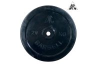 Диск обрезиненный d26мм DFC WP021-26-20 20кг, чёрный