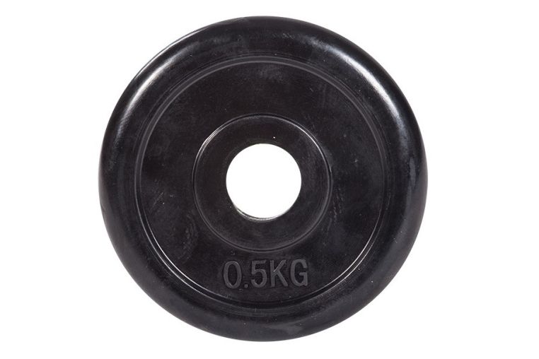 Диск обрезиненный ZSO черный Classic D-26 0,5кг 