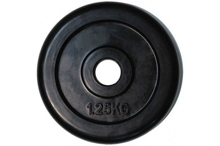 Диск обрезиненный ZSO черный Classic D-26 1,25кг 