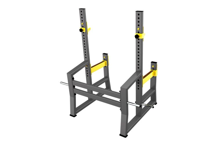 Стойка для приседания и жима с ограничителями (Squat Rack) DHZ A-3150 фото 3