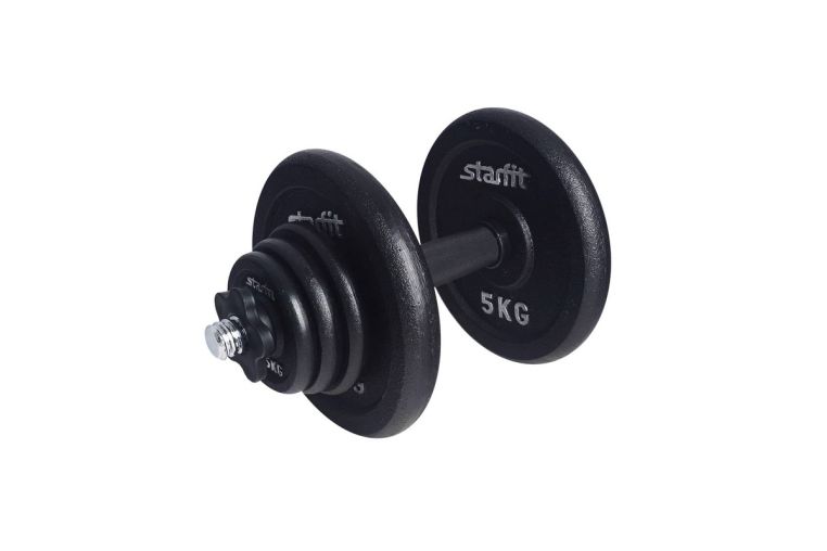 Гантель разборная чугунная, 16 кг Star Fit DB-713 в коробке 