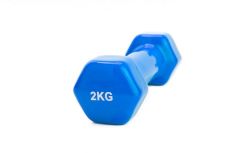 Гантель обрезиненная 2кг Bradex SF 0162 синий