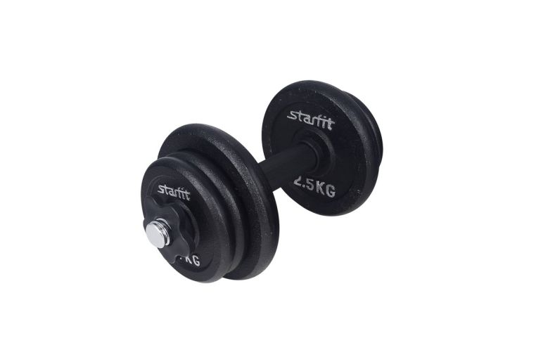 Гантель разборная чугунная, 10 кг Star Fit DB-713 в коробке 