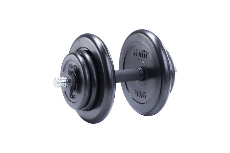Гантель разборная обрезиненная, 16 кг Star Fit DB-712 в коробке 