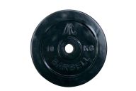 Диск обрезиненный d31мм DFC WP021-31-10 10кг, чёрный