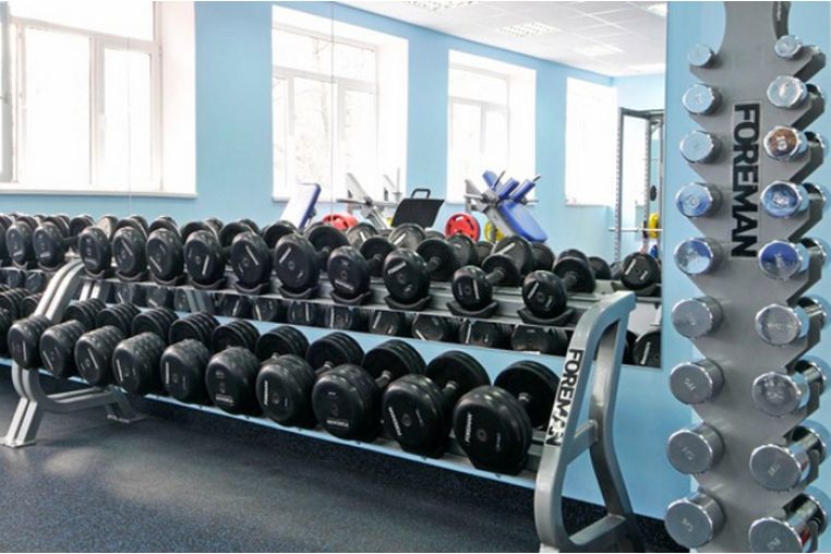 Фиксированные обрезиненные гантели в сборе Foreman FP/RUB-EPR/5 фото 8
